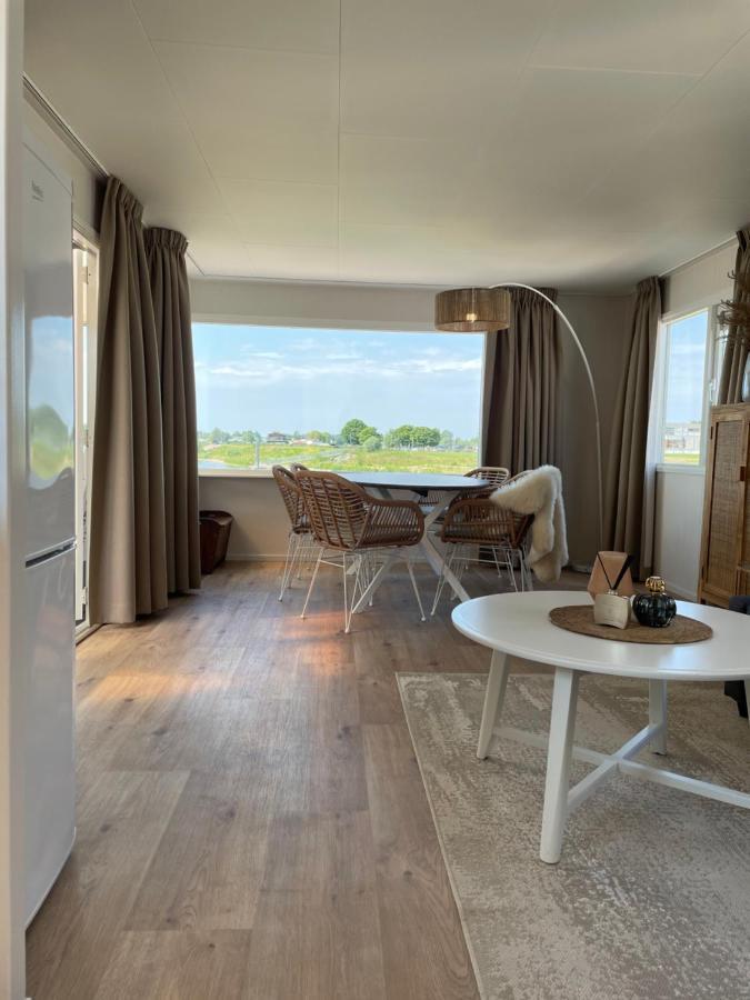 Luxe Chalet Direct Aan Het Water Met Strand Lith Exterior foto